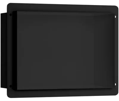 Zdjęcie produktu dla Wpuszczana półka/nisza do płytek - czarny, matowy - 30x20x10 cm
