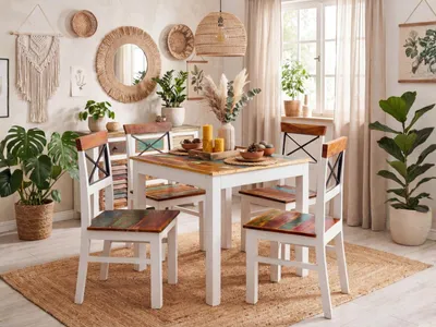 Produktbild von Essgruppe Perth 80x80+4 Stühle