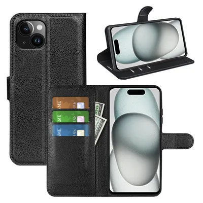 Produktbild von Hülle für Apple iPhone 15 Handyhülle Handy Tasche Wallet Case Flip Cover Etui