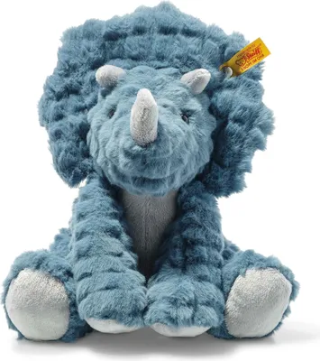 Produktbild von Steiff Dixi Triceratops Petrol 28cm Dinosaurier Kuscheltier Plüsch Soft Cuddly