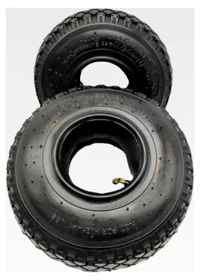 Produktbild von 2er Set Sackkarrenmantel und Schlauch 3.00-4, 260mm, Ersatzreifen für Bollerwagen