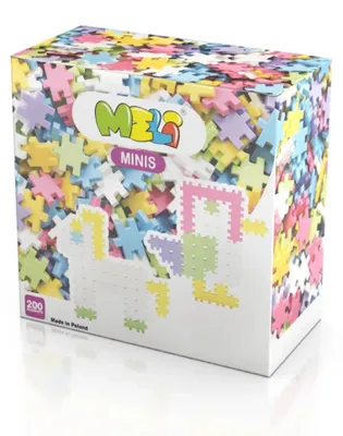 Produktbild von Meli Minis Pastel 200 – Kreativ-Bausteine in sanften Farben für Kinder