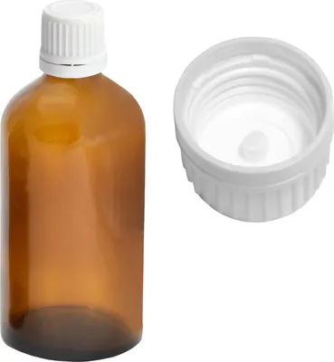 Produktbild von 10 Stück 20ml Apothekerflaschen mit Schraubverschluss
