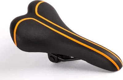 Produktbild von Fahrrad Sattel Wittkop KINETIK MTB Trekking Race mit Kloben Saddle schwarz orange