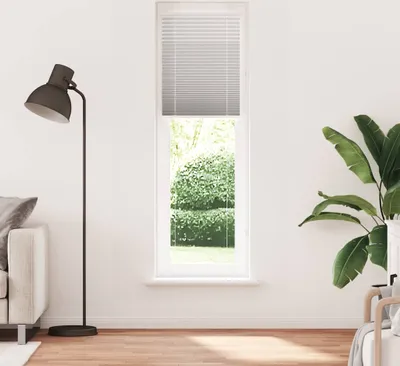 Immagine prodotto di Tenda Plissettata Grigio Chiaro 55x200 cm Larghezza Tessuto