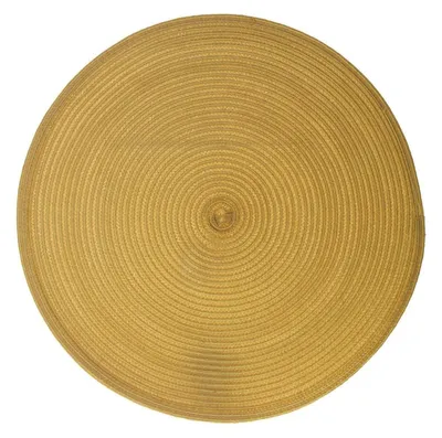 Zdjęcie produktu dla Okrągła podkładka musztardowa, 38 cm