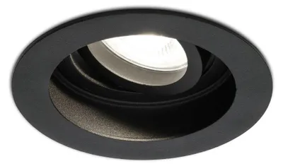 Produktbild von hoftronic LED Einbaustrahler GU10 4W 345lm 4000K Schwarz IP20 Schwenkbar