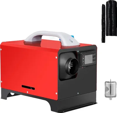 Image de Chauffage diesel à air, fonctionnement 12 V, télécommande, 5000 W