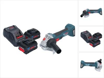 Produktbild von Bosch GWS 18V-7 Professional Akku Winkelschleifer 18 V 125 mm Brushless + 2x ProCORE Akku 8,0 Ah + Ladegerät