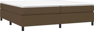 Produktbild von vidaXL Boxspringbettgestell Dunkelbraun 200x200 cm Stoff