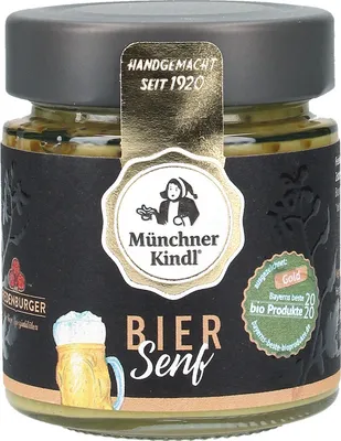 Produktbild von Münchner Kindl Bier Senf 125ml
