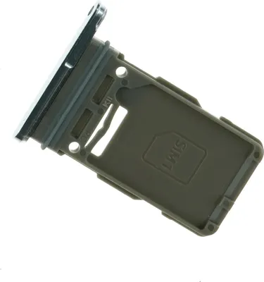 Produktbild von Simkarten Halter für Samsung Galaxy S21 Ultra - Tray Fach Schublade Schlitten Silber