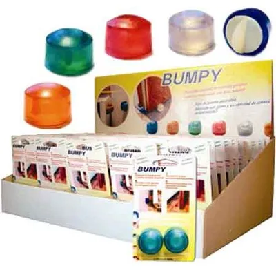 Obrázek produktu pro PARACOLPO „BUMPY“ Průhledný, barevný – blistr, 2 ks