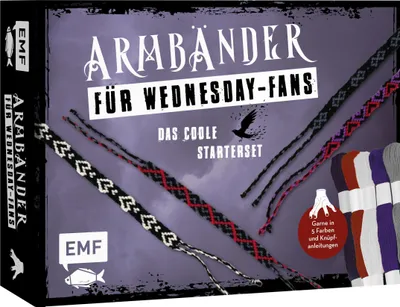 Produktbild von Armbänder für Wednesday-Fans knüpfen
