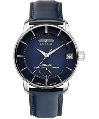 Produktbild von Zeppelin 8416-3 Herrenuhr Automatik Gangreserve Atlantic Dunkelblau