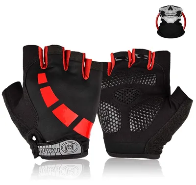 Imagen del producto de Guantes de bicicleta de verano, con dedos cortos, talla M, para bicicleta de montaña