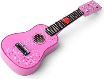 Produktbild von Tidlo Holzgitarre Star rosa