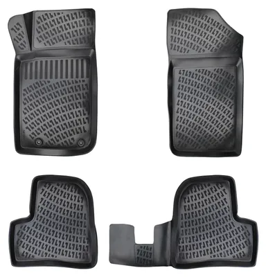 Produktbild von Rizline kompatibel mit Peugeot 206 1998–2006 Autofußmatten Auto Allwetter 3D Gummimatten