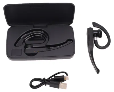 Immagine prodotto di Cuffie Bluetooth monauricolari, vivavoce, cancellazione del rumore, auricolari Al-Translation, impermeabili, ideali per riunioni di lavoro