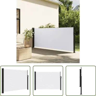 Immagine prodotto di The Living Store Tenda laterale estensibile bianca 140x600 cm