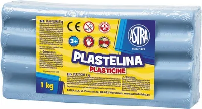 Produktbild von ASTRA Plastilin 1kg Himmelblau, 303111013