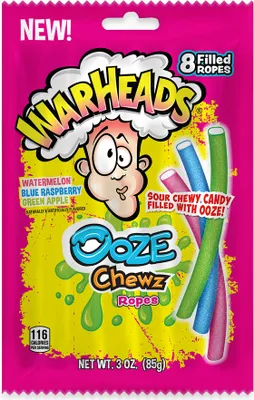 Obrázok produktu pre Warheads Ooze Chewz Ropes (12 x 85g)