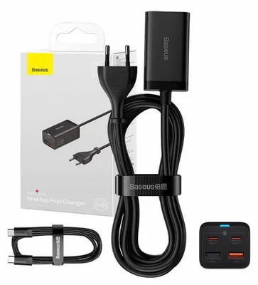 Obrázok produktu pre Baseus GaN3 Pro, Vnútorný, AC, 15 V, 3 A, Čierna