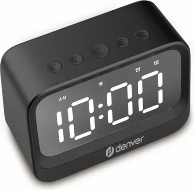 Produktbild von Inter Sales Denver EC-53B, Digitaler Wecker, Rechteck, Schwarz, Drinnen, Erwachsener, LCD