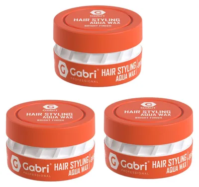 Produktbild von Gabri Pro - Hair Styling Aqua Wax Bright Finish 3  x 150 ml