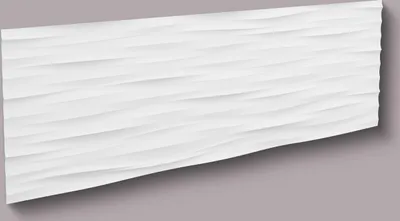 Immagine prodotto di Pannello a parete 3d NMC WAVE ARSTYL Noel Marquet Pannello a parete Elemento decorativo moderno colore bianco 0,43 m2