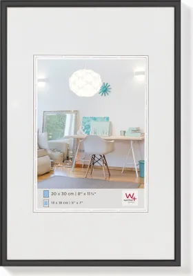 Produktbild von Walther New Lifestyle      20x30 Kunststoff schwarz        KV030B