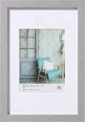 Immagine prodotto di Cornice di legno Stoccolma argento 20x30 cm