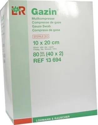 Zdjęcie produktu dla Gaziki 10x20 cm sterylne 12x40X2 szt