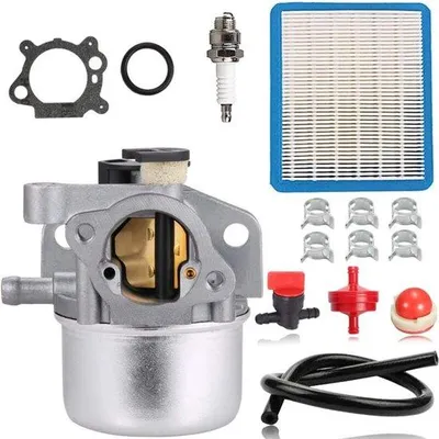 Productafbeelding van Carburateurset voor grasmaaiers van 22 inch, motoraccessoire, met 4 standaardadapters voor de nummers 799871, 799866, 790845, 796707 en 794304