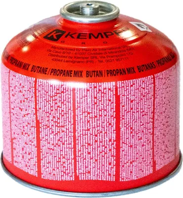 Image de Cartouche de gaz 230g Propane/Butane 7/16 Réchaud camping Résistant basses températures EN417 KEMPER