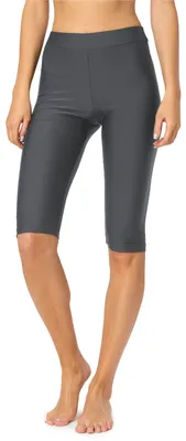 Produktbild von Merry Style Damen Lange Badeshorts Kurze Leggings MS10-334 (Graphite, 42)