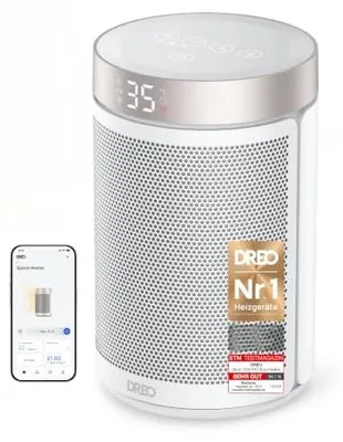 Produktbild von Heizlüfter Dreo 1500W, leise Keramik-Heizung, 3 Modi, 12H Timer, weiß, Modell