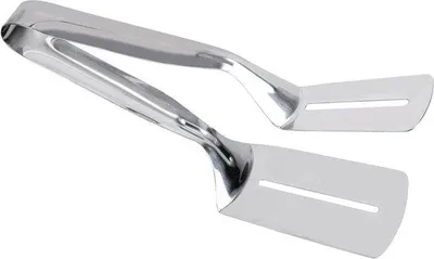 Image de Lot de deux pinces à barbecue en acier inoxydable pour griller et rôtir