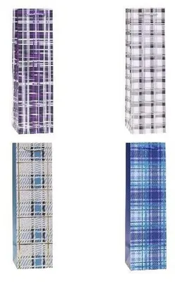 Obrázek produktu pro Ozdobný obal na láhev 11 x 38 x 11 cm, mix ROZETTE