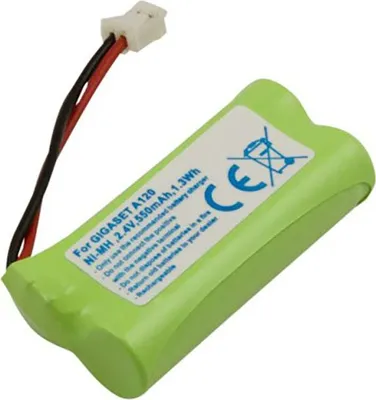 Obrázok produktu pre Avizar, NiMH batéria 550mAh Siemens Gigaset A120 telefón 2,4V, zelená