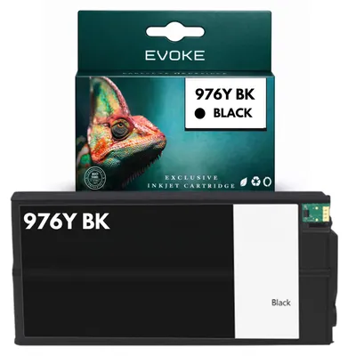 Image de Cartouche d'encre Evoke, compatible avec l'imprimante HP 976Y L0S20Y, noire, 460 ml, rendement de 17 000 pages, compatible avec les modèles PageWide P55250dw et P57750dw