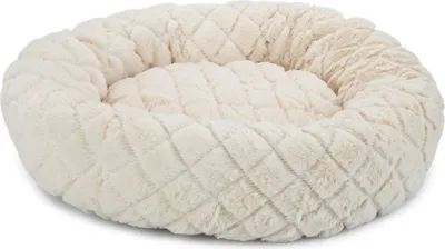 Produktbild von Beeztees Levisa - Katzenbett - Plüsch - beige - 43x43x13 cm