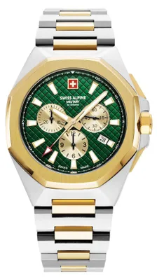 Produktbild von Swiss Alpine Military Herren Armbanduhr Chronograph 42 mm Avenger silber 7005.9144
