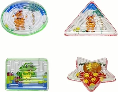 Produktbild von 34 Geduldsspielzeuge versch. Arten und Formen sortiert