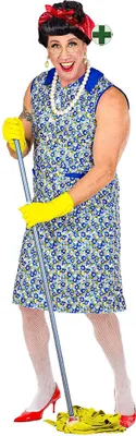 Produktbild von Hausfrau Kleid mit Kopftuch (Wi) Größe: 52-54