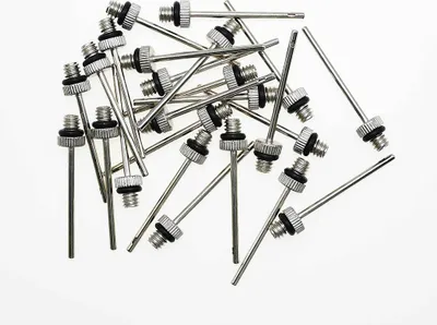 Immagine prodotto di Ago di precisione per pompa a sfera - 2 mm acciaio argento - 24 pezzi