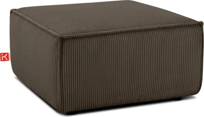 Produktbild von KONSIMO Sitzpouf gefederte Sitzfläche "NAPI" ,braun, Kordstoff, Modern, 83x45x83cm