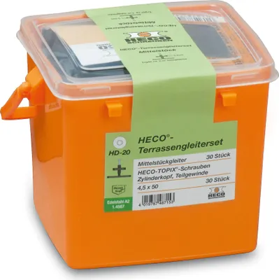 Produktbild von Heco Terrassengleiterset 30 x Mittelstück