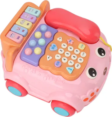 Produktbild von Baby-Telefon-Spielzeug,Baby-Musik-Licht-Telefon-Spielzeug,Baby-Telefon-Spielzeug,Early Education Musik-Telefon-Spielzeug,Kinder Pretend Telefon-Spielzeug,Baby-Spielzeug Telefon Cartoon