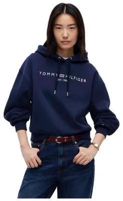 Produktbild von Tommy Hilfiger 8721221770580, Erwachsener, Weiblich, Kapuzenpullover, Dunkelblau, Langärmlig, L